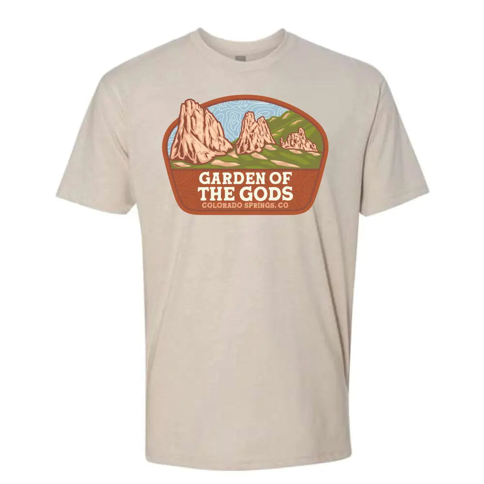 Garden of the Gods Sign T-Shirt - Sand