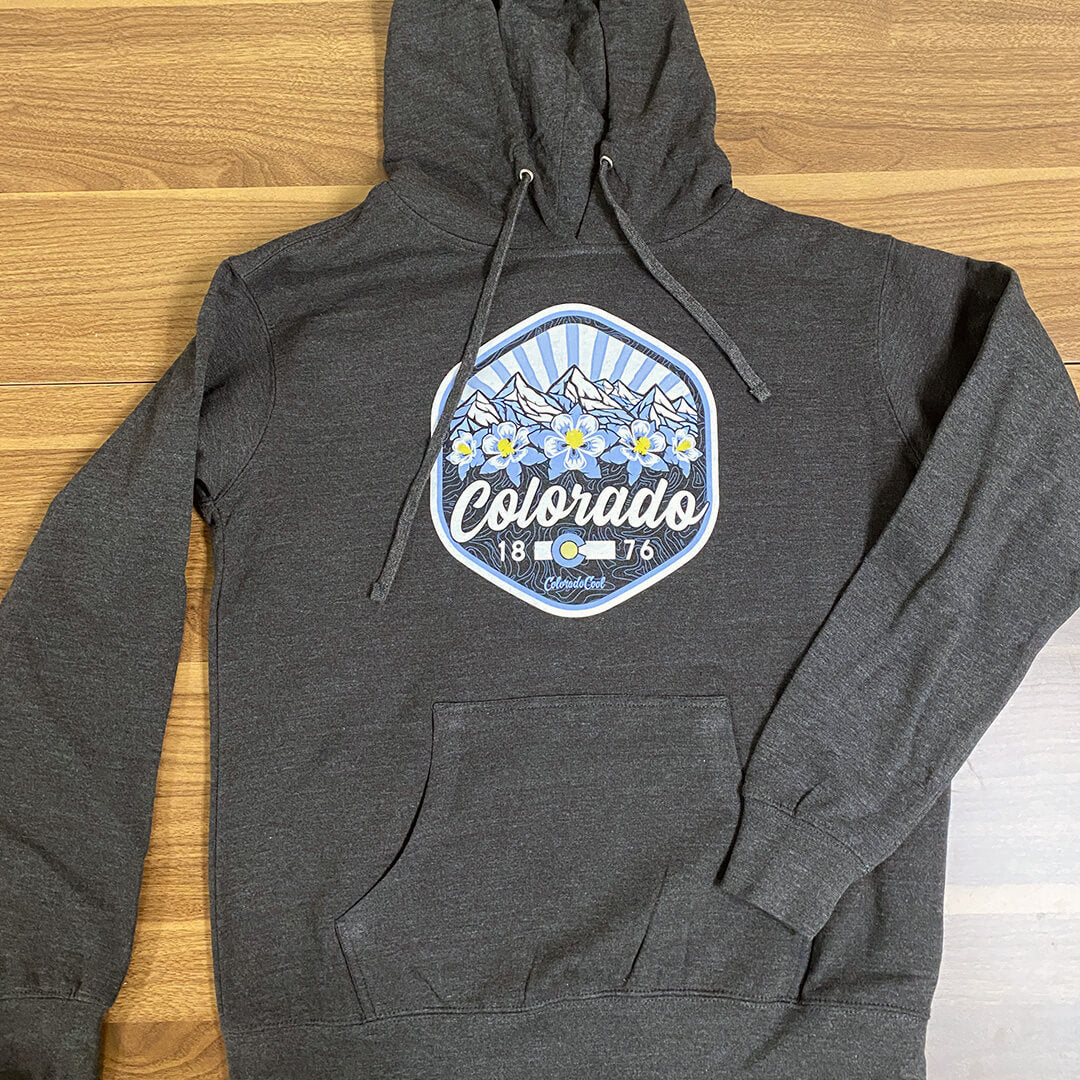 Mountain Bloom Hoodie - Women's - Charcoal