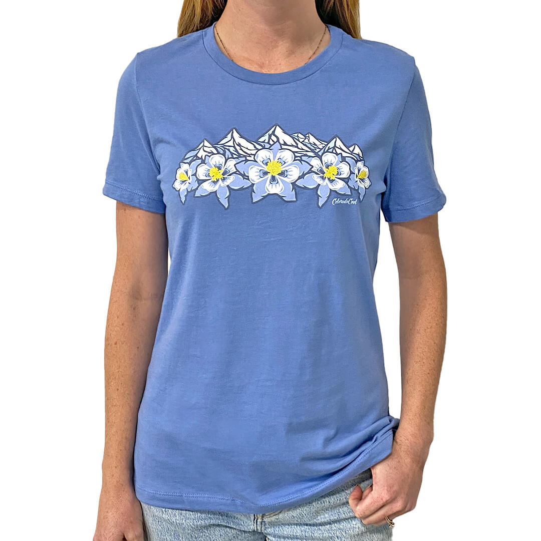 Floral Range Colorado T-Shirt Lavendar
