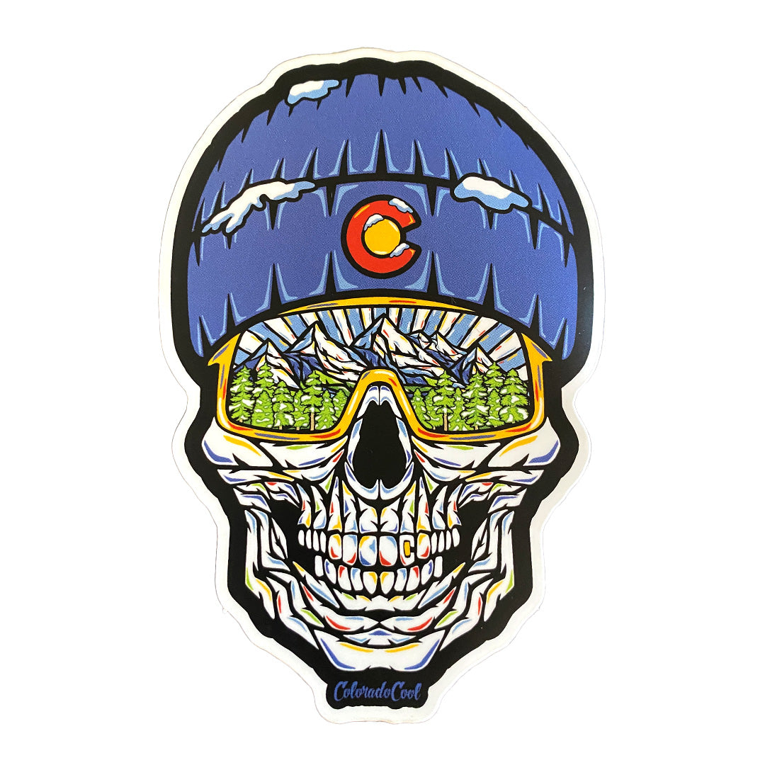 Skull Sticker - Winter