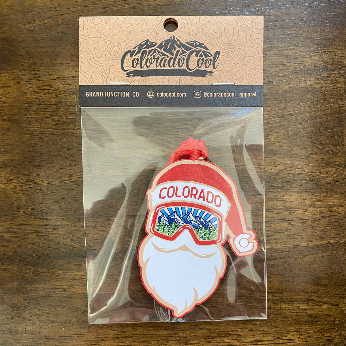 Colorado Santa Ornament