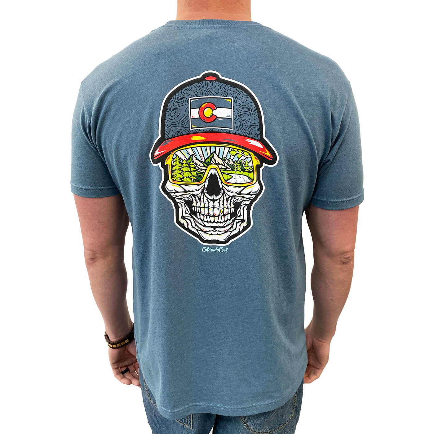 Skull T-Shirt - Summer - Indigo