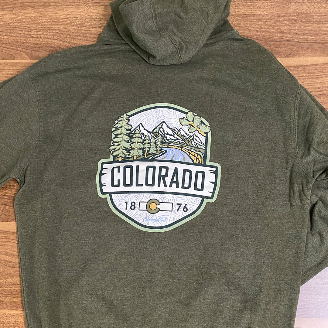 Woodland Midweight Zip-Up Hoodie - Green