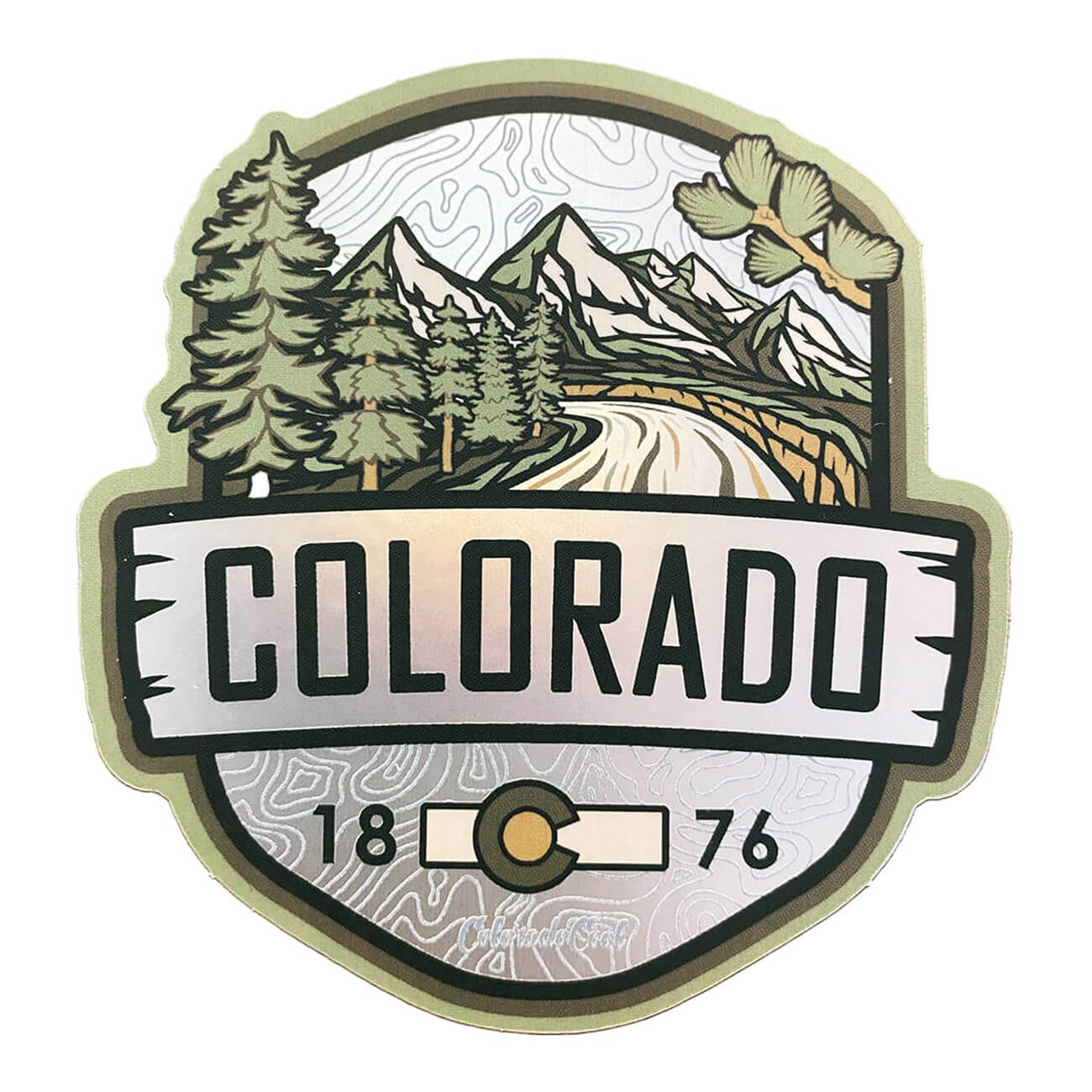 Woodland Sticker - Holographic