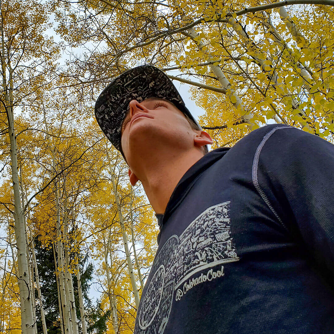 The Base - Colorado Snapback Hat - Light Gray/Black Camo
