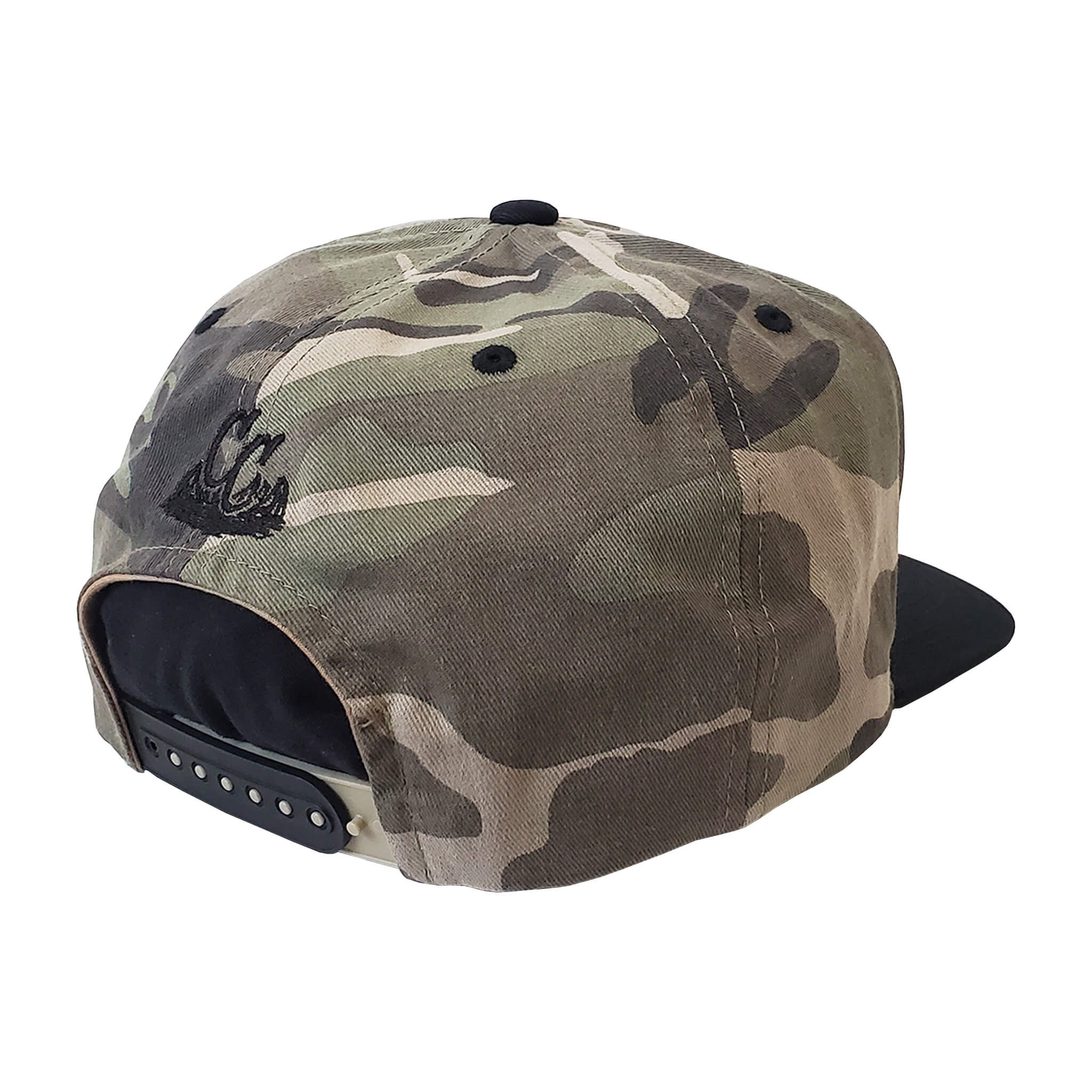 Mountain Camo Flatbill Hat - Snapback