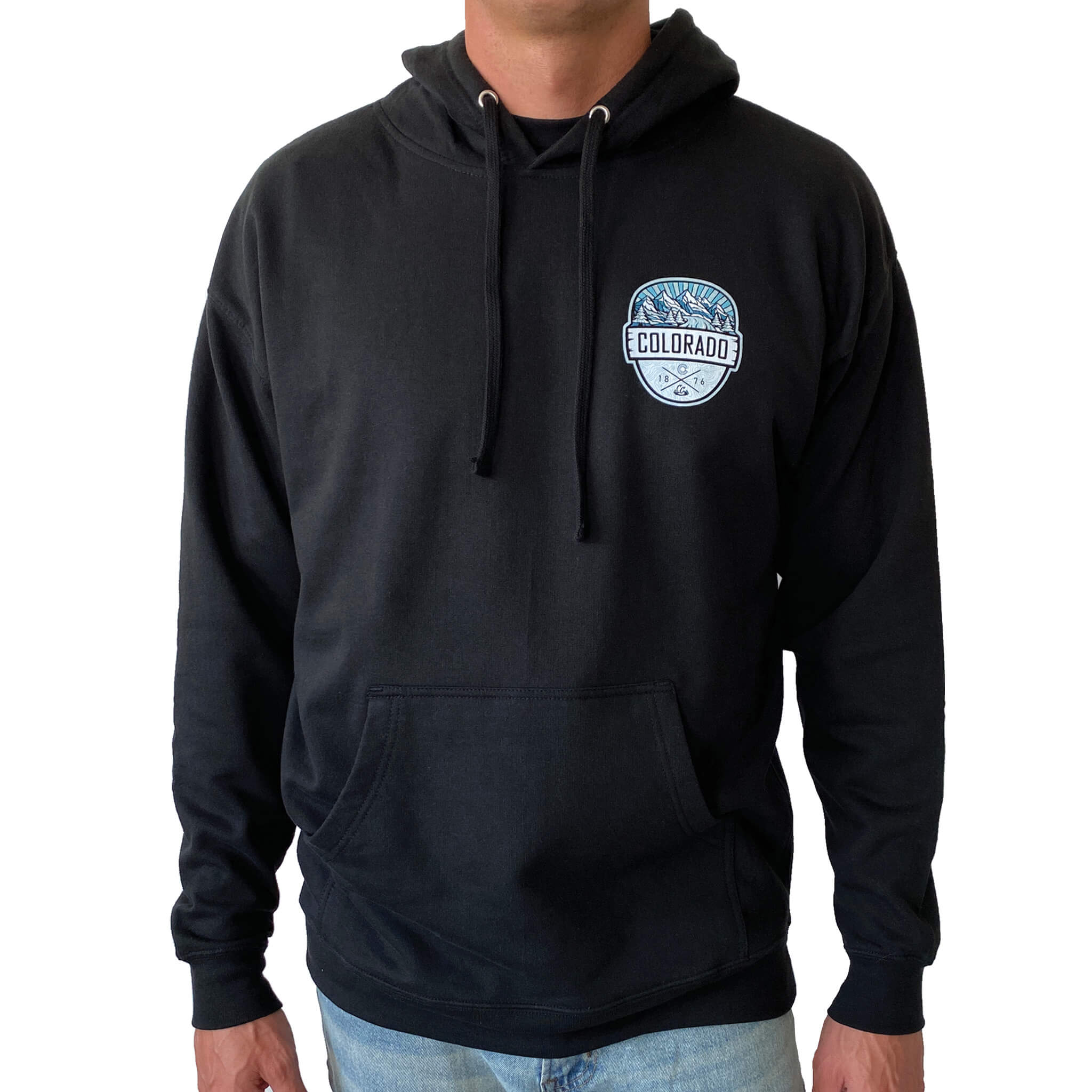 Whiteout - Midweight Hoodie - Black