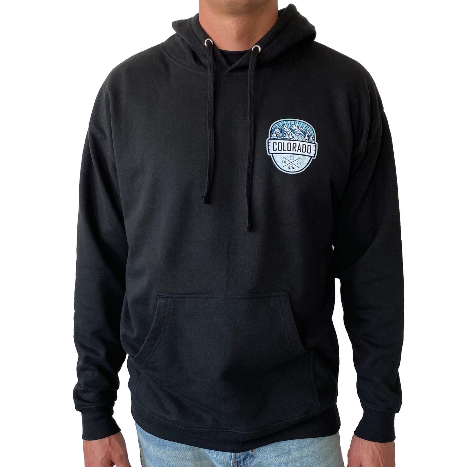 Whiteout - Midweight Hoodie - Black
