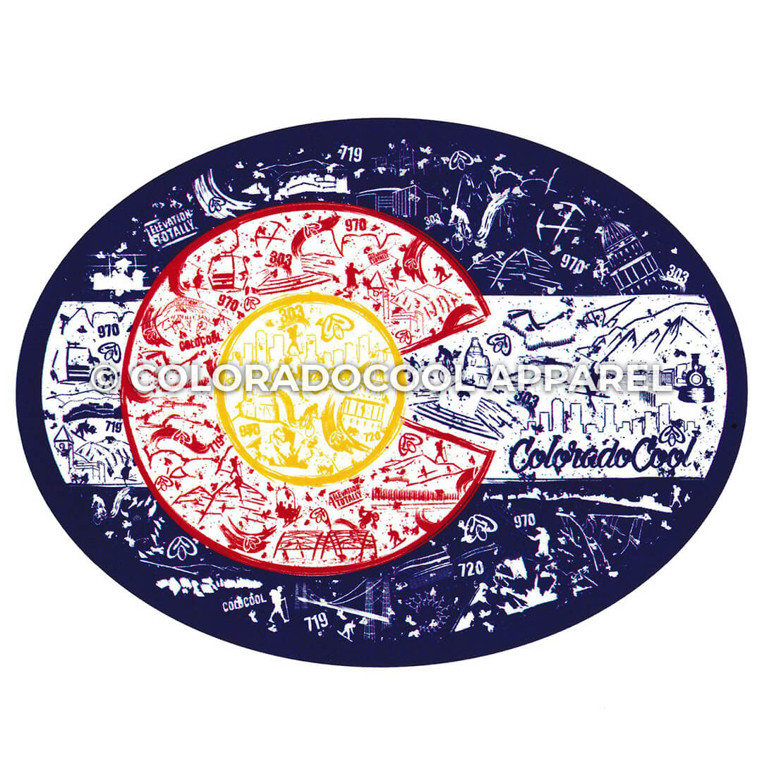 Colorado Flag Sticker