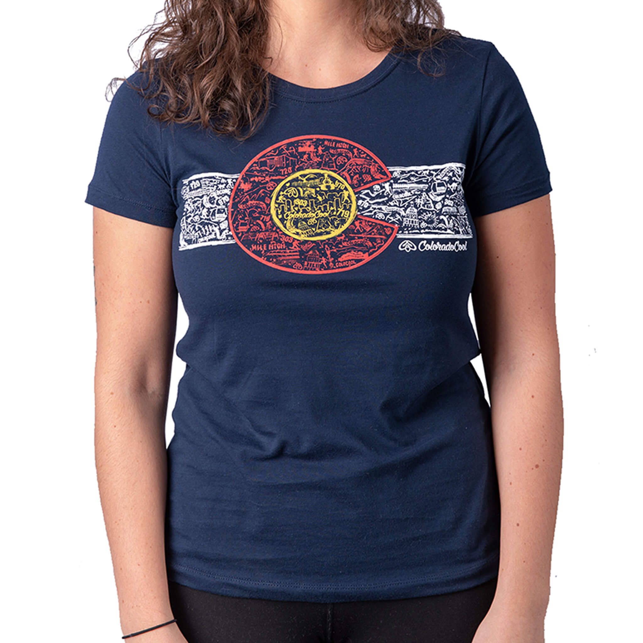 Colorado Flag Shirt Womens