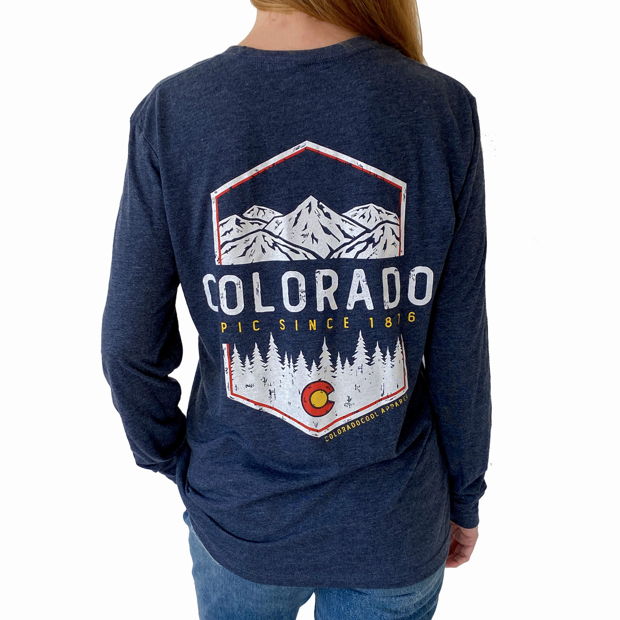 Colorado Flag Longsleeve Back