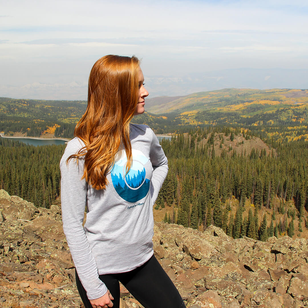 Colorado Mountains Long Sleeve Tshirt