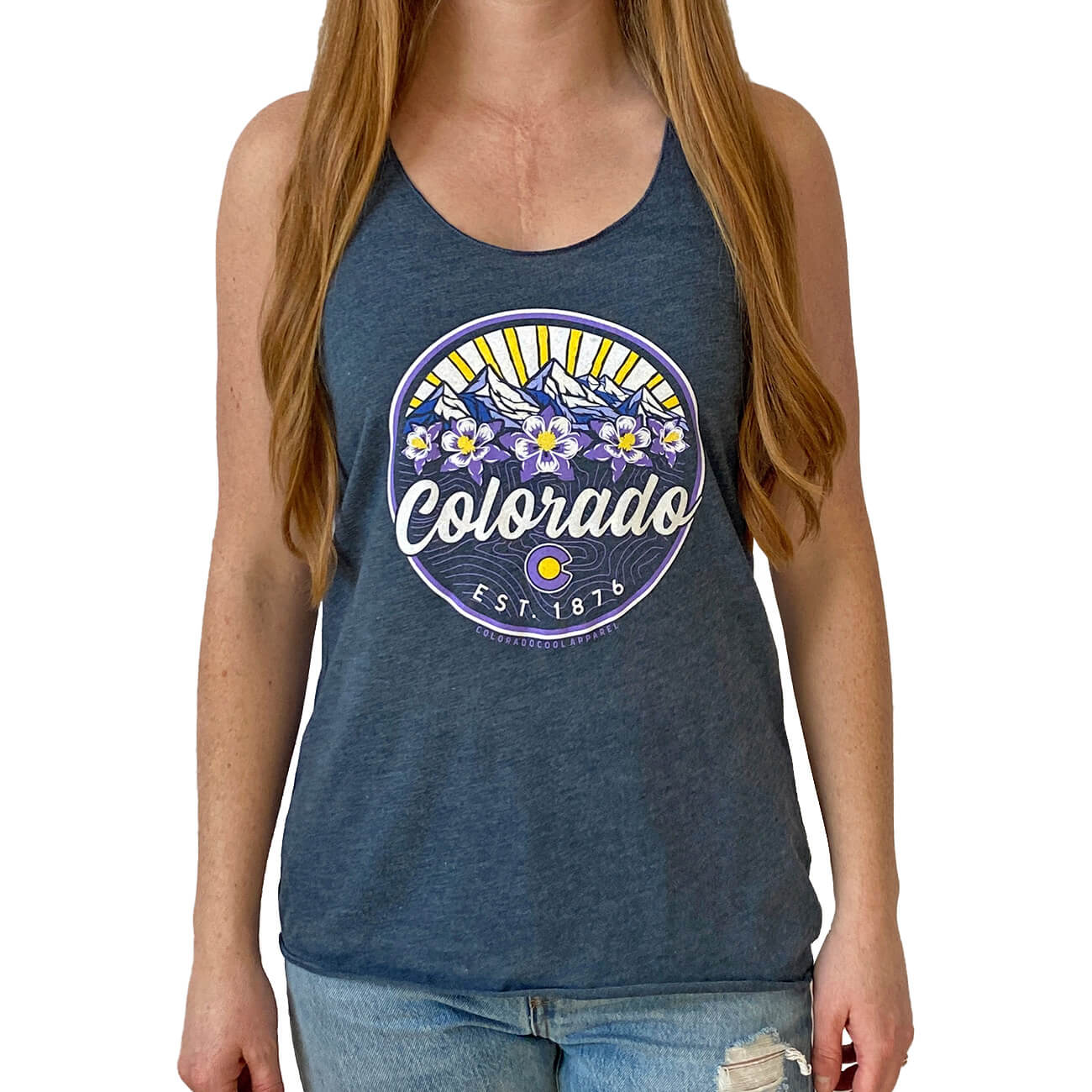 Colorado Columbine Tank Top