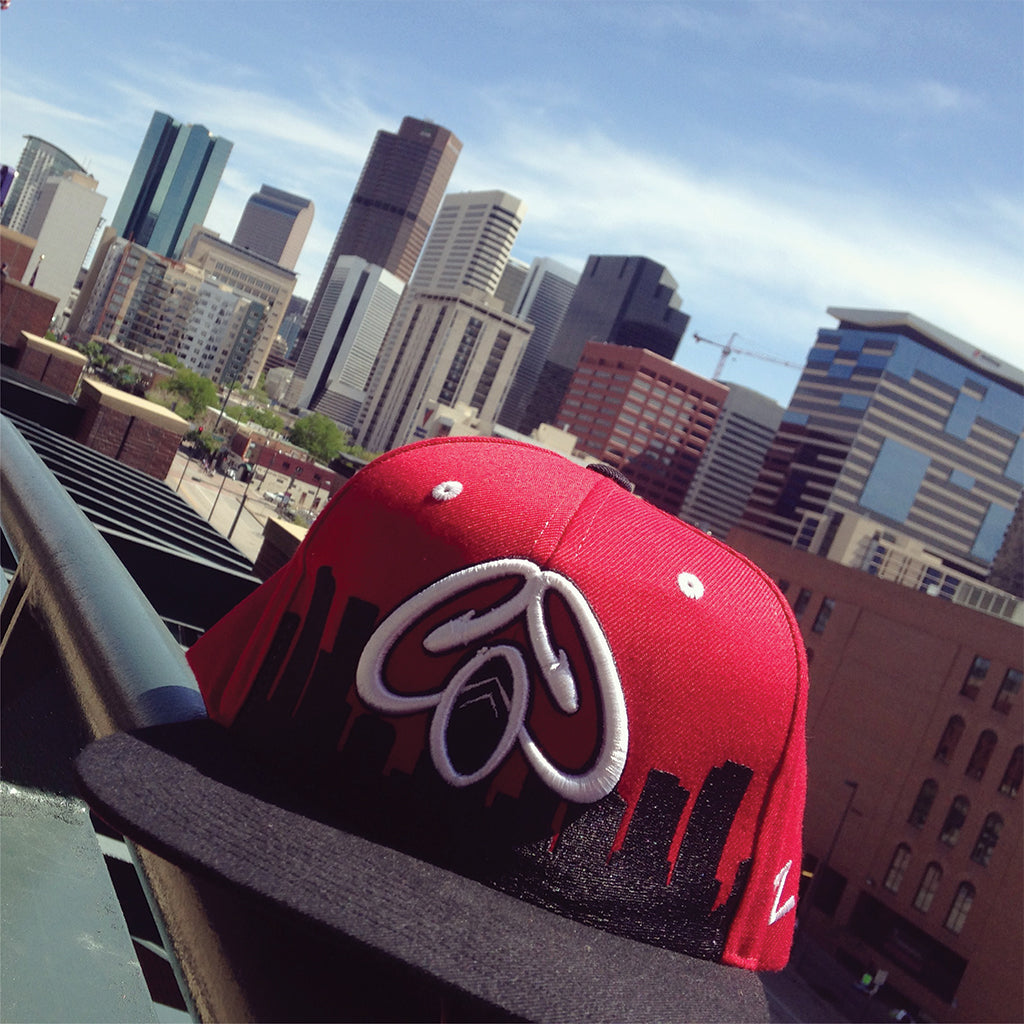 ColoradoCool Apparel Mile High Denver Skyline Snapback Hat