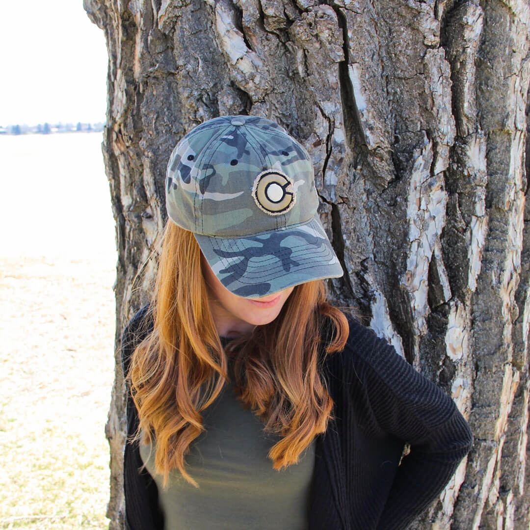 Camo Colorado Flag Hat