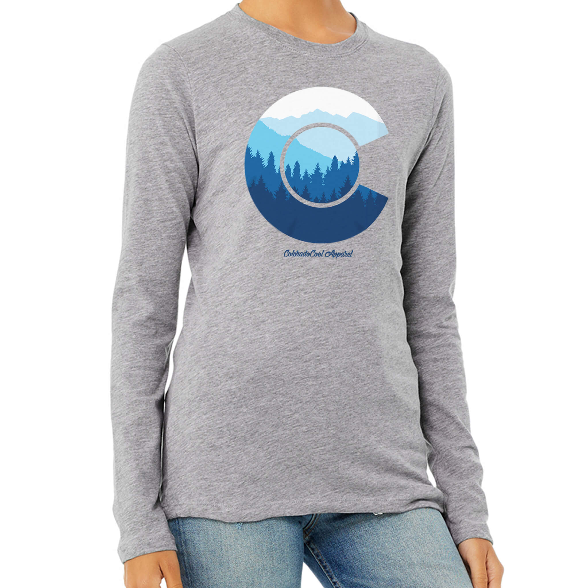 Womens Colorado Flag LongSleeve