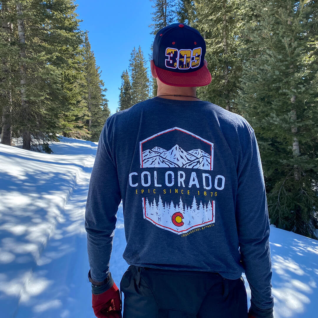 Epic Since 1876 Long Sleeve T-Shirt - Heather Midnight Navy