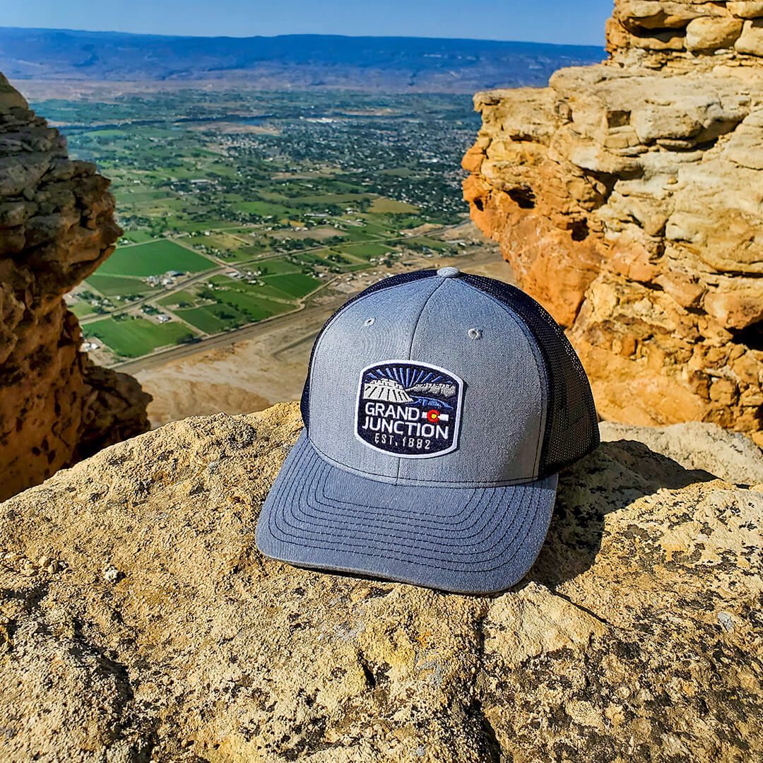 Grand Junction Patch Trucker Hat - Heather Gray/Dark Navy