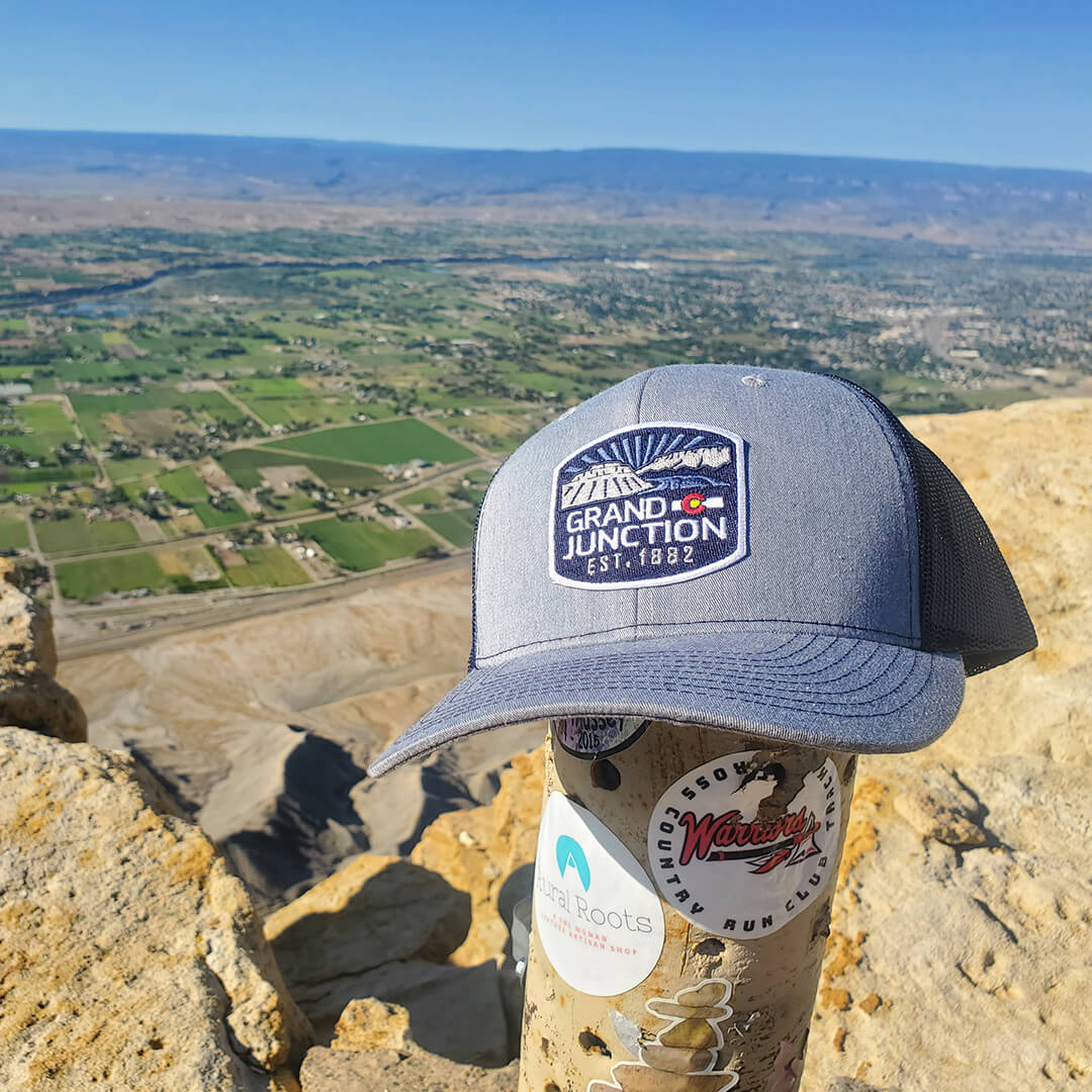 Grand Junction Patch Trucker Hat - Heather Gray/Dark Navy