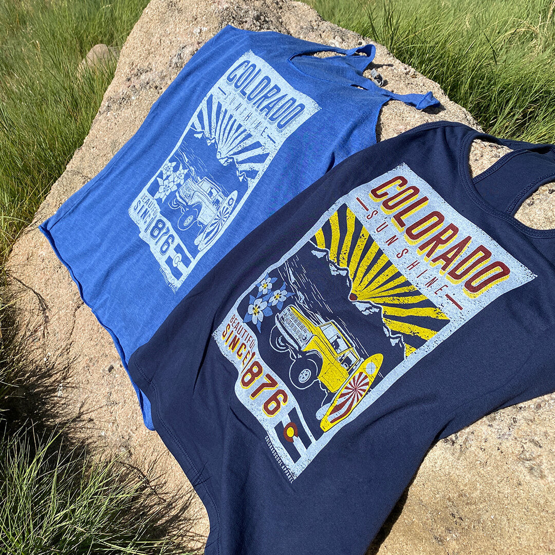 Summer Vibes Tank Top - Women's - Vintage Royal