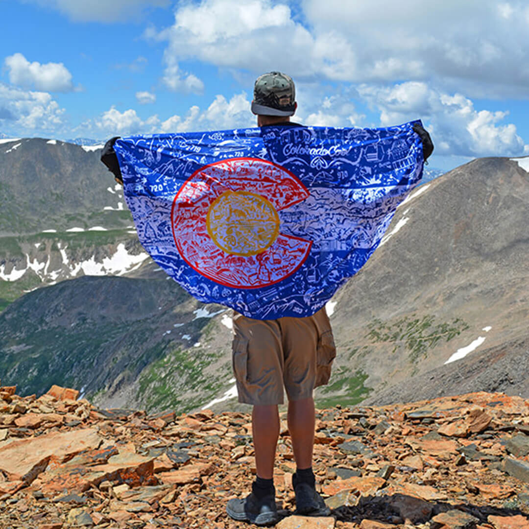 Colorado Landmark Flag Tapestry