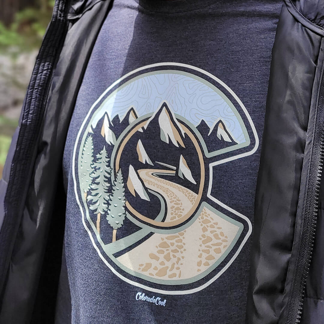 Mountain Pass T-Shirt - Charcoal