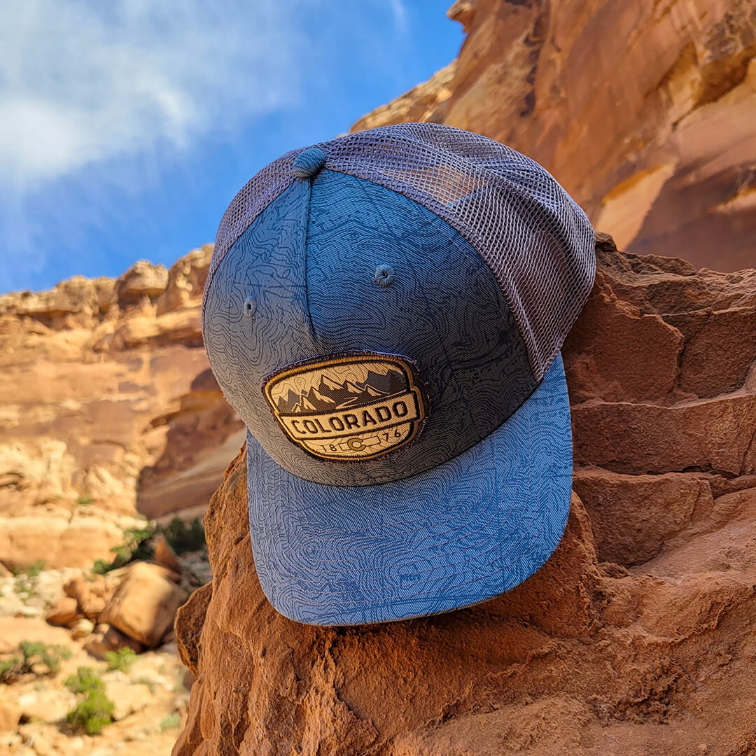 Contour Trucker Hat - Blue