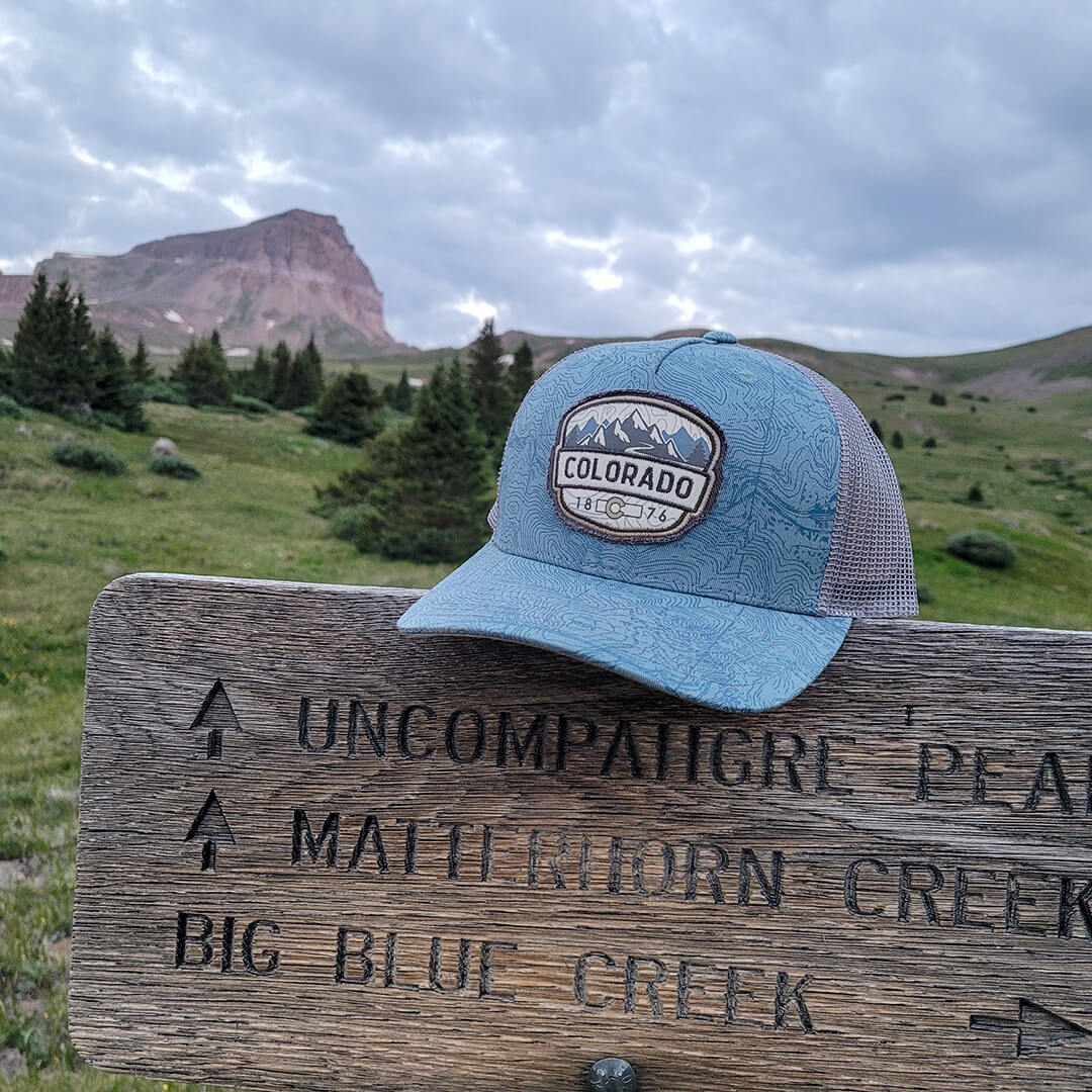 Contour Trucker Hat - Blue