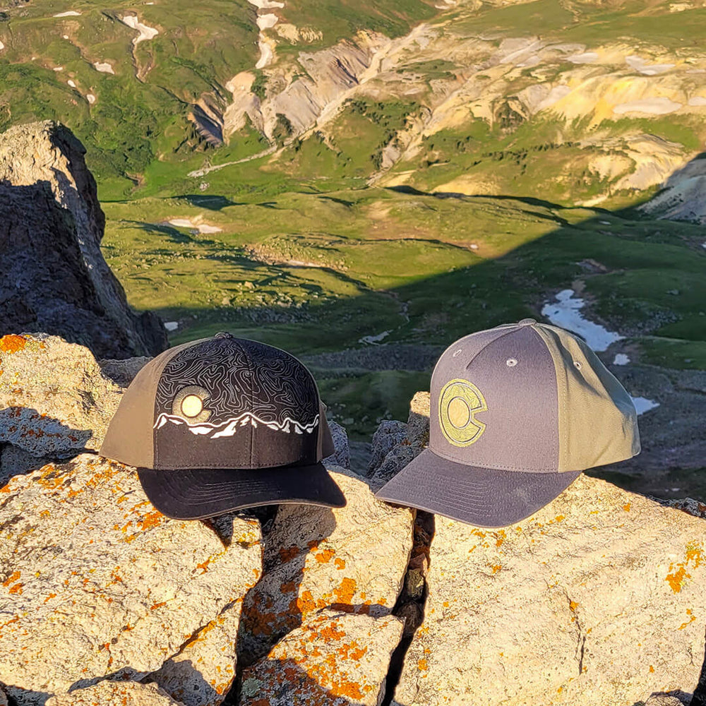 Topo Pattern Hat Range Topo Hat - Olive/Black