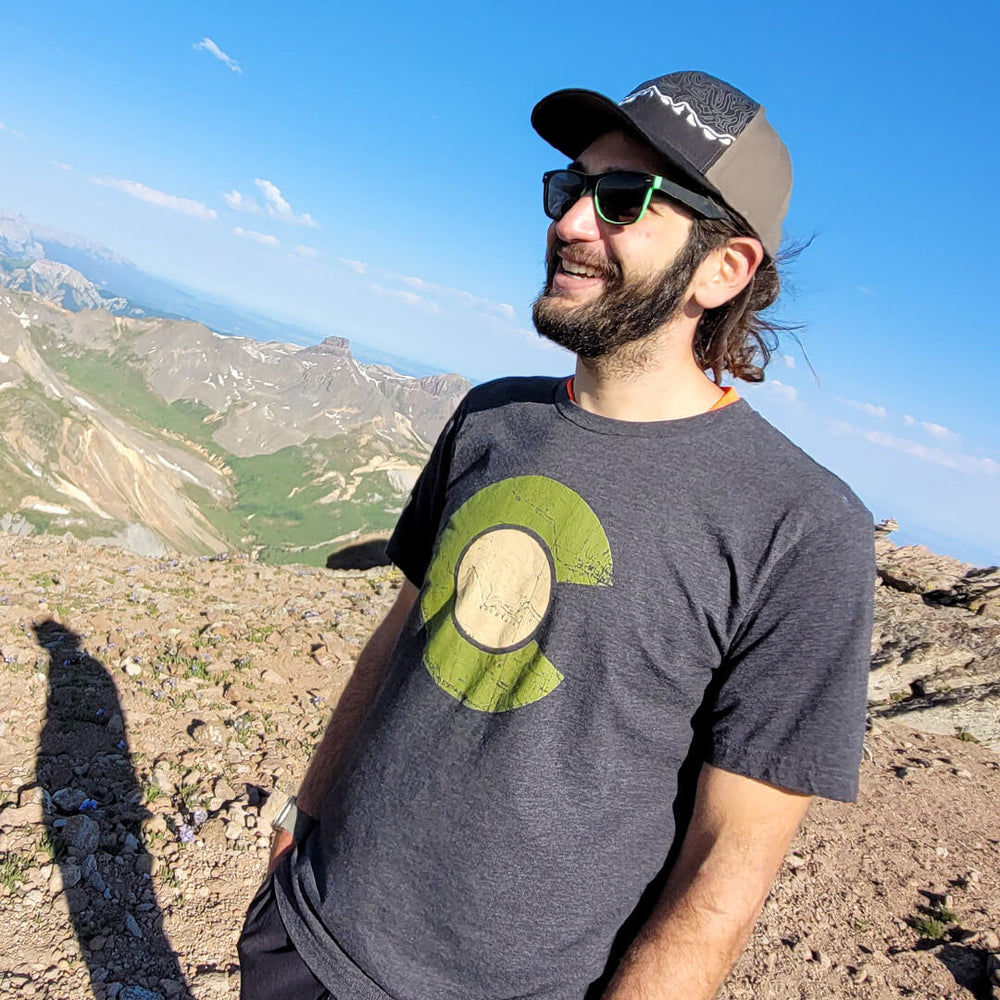 Topo Pattern Hat Range Topo Hat - Olive/Black