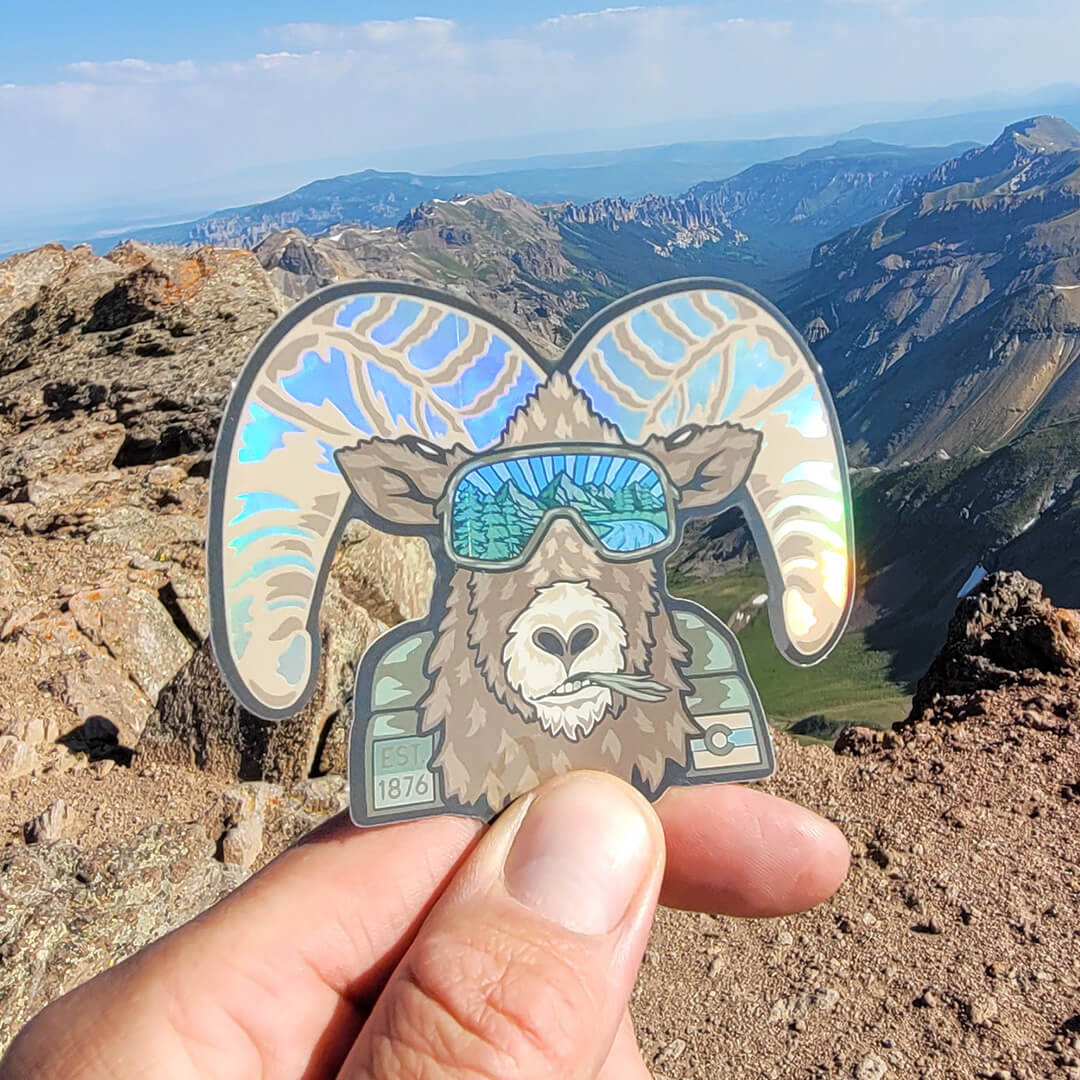 Ram Colorado Holographic Sticker