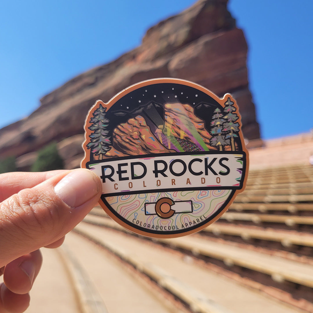 Red Rocks Showtime Sticker - Shop Colorado Stickers Online ...