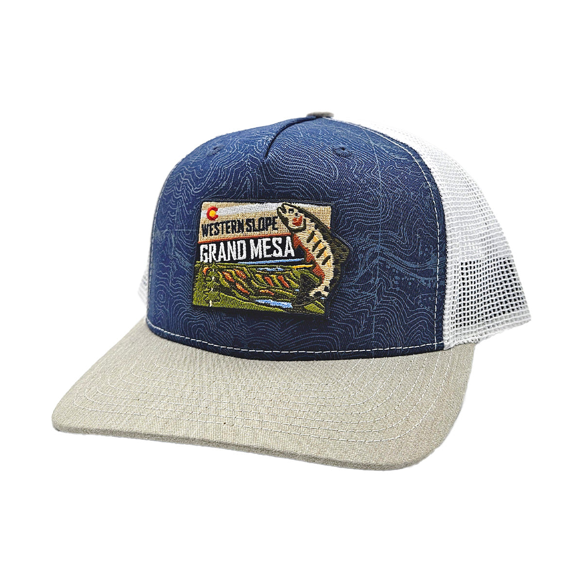 Grand Mesa - Topo Trucker Hat - Navy