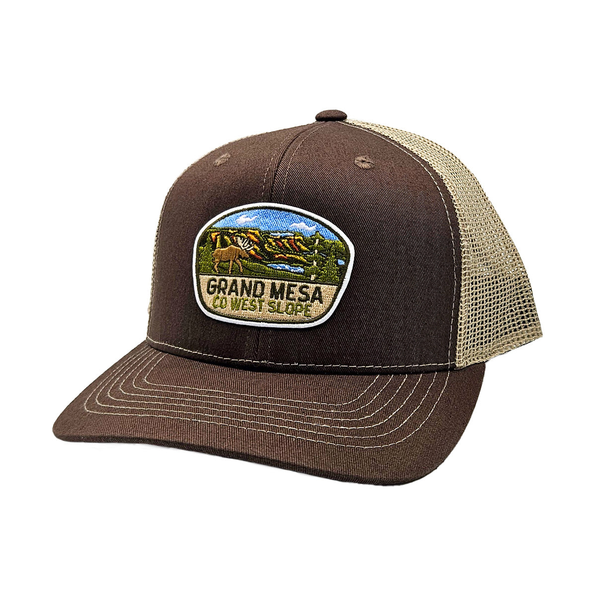 Grand Mesa - Trucker Hat - Brown/Tan