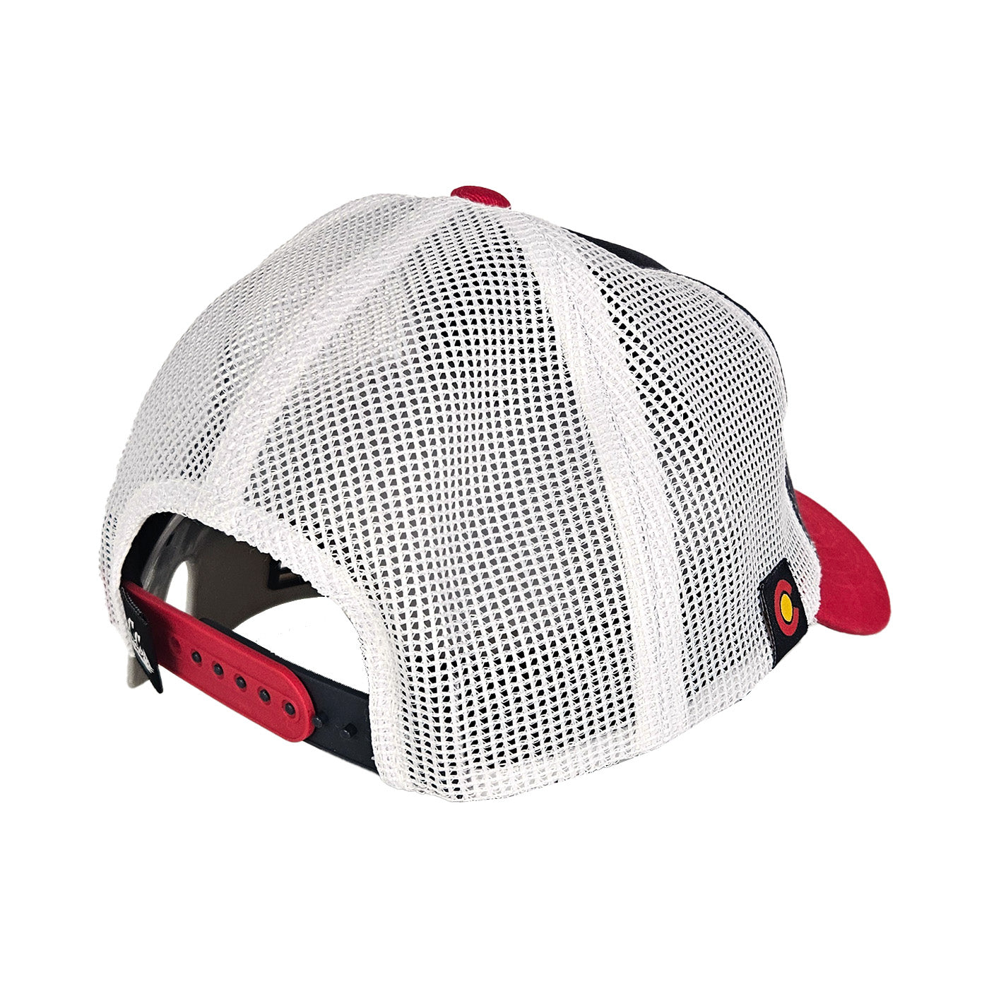 Navy/Red/White Washed Uns Trucker - CO 1876 Navy Badge