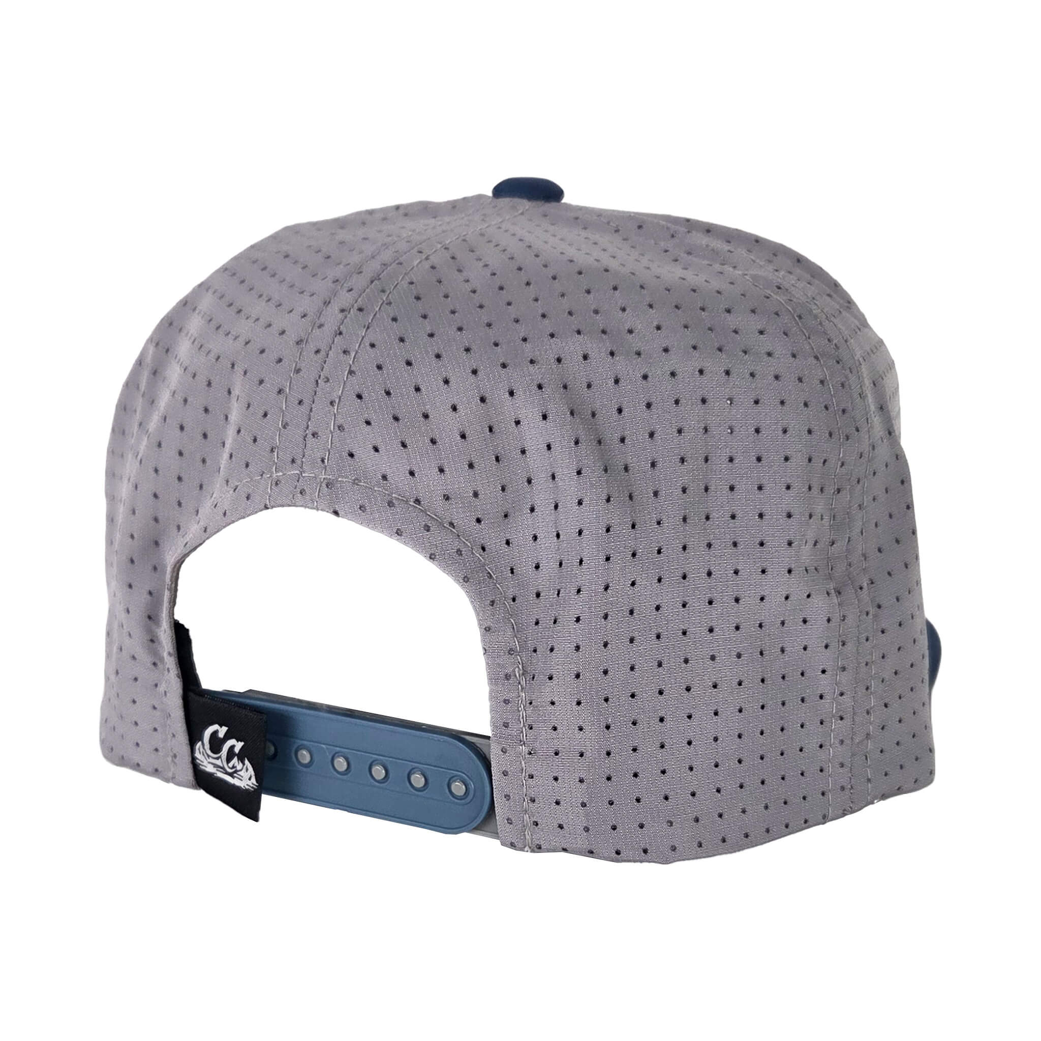 Colorado 150th Script Perforated Structured Flatbill Hat- Blue/Grey