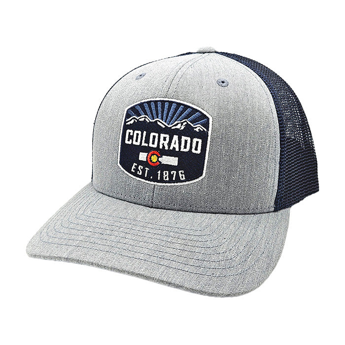 1876 Trucker Hat - Heather Gray/Navy