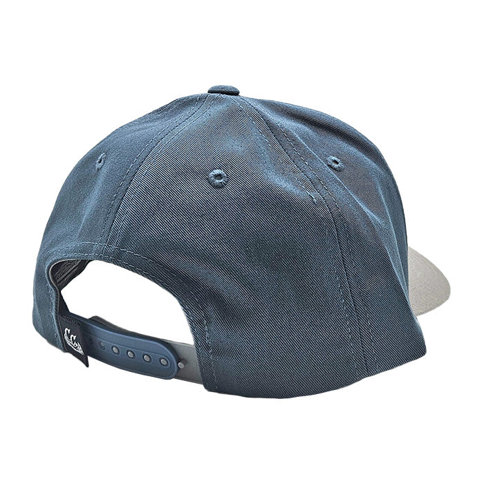 Alpine Snapback Hat - Indigo/Gray