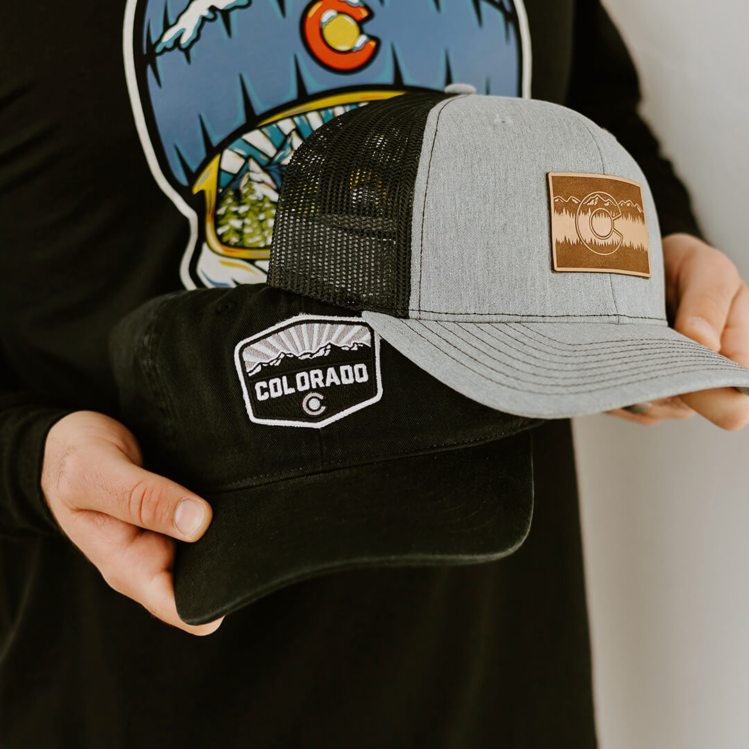 Colorado Patch Hat - Washed - Unstructured - Black