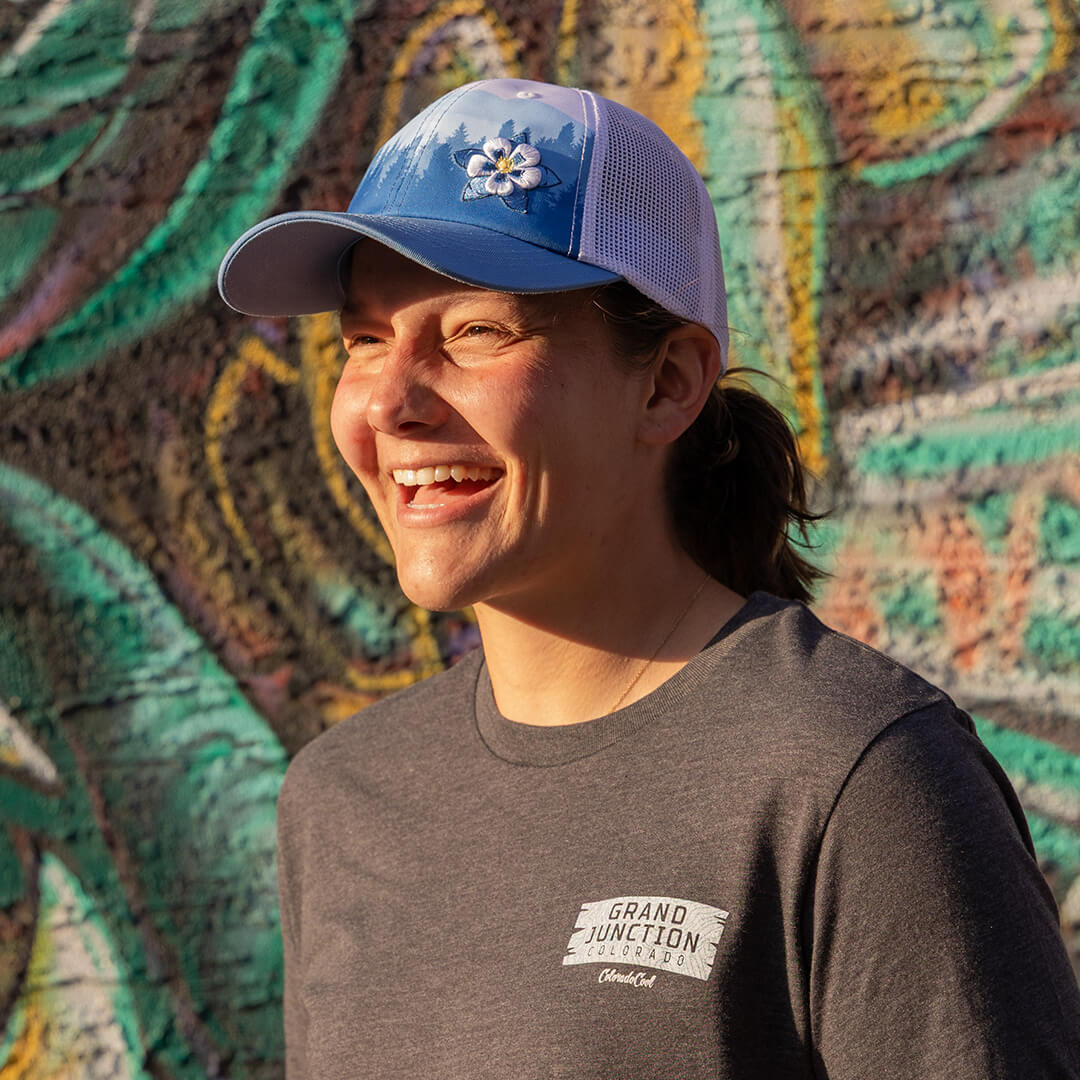 High Bloom - Indigo - Unstructured Trucker