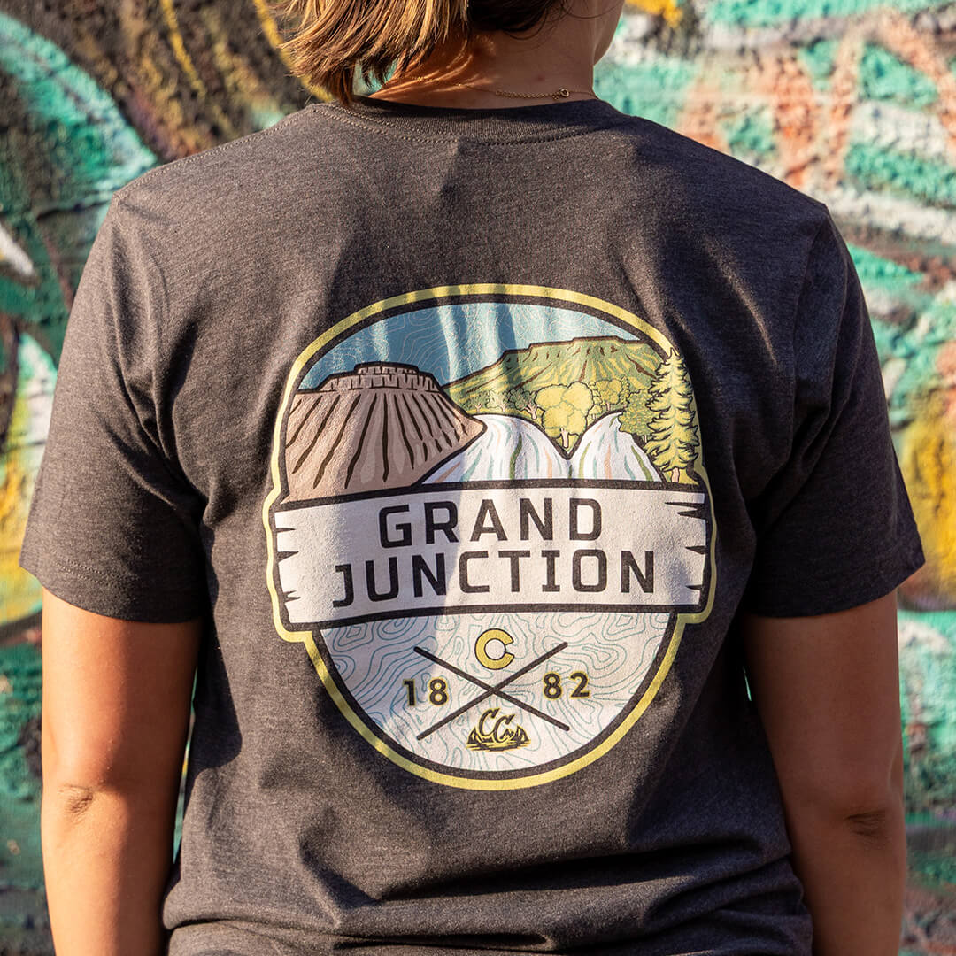 Grand Junction Trailhead T-Shirt - Charcoal Gray