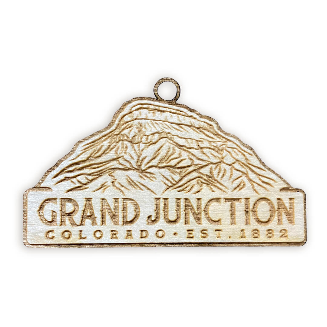 Grand Junction Garfield Wooden Ornament