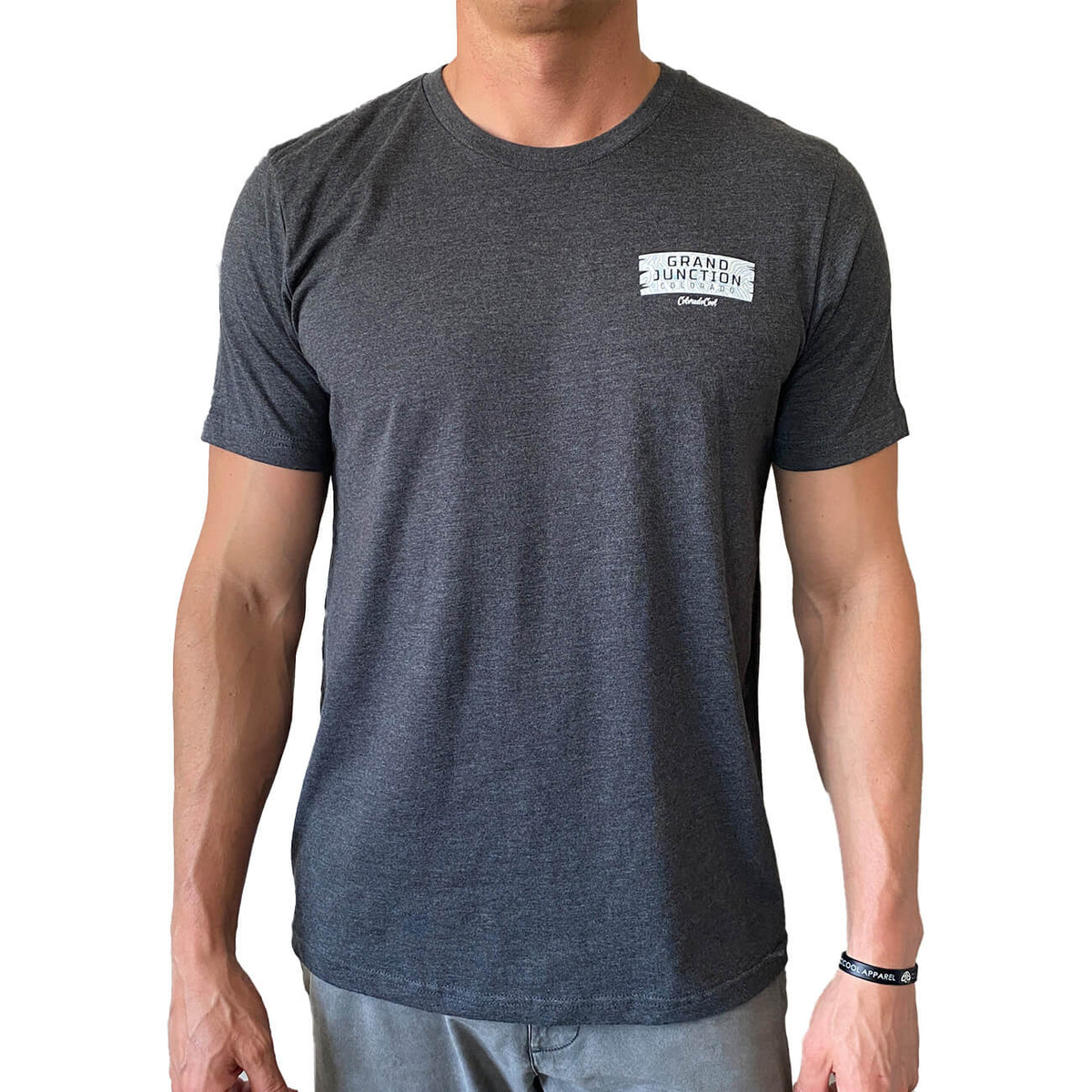 Grand Junction Trailhead T-Shirt - Unisex - Charcoal Gray