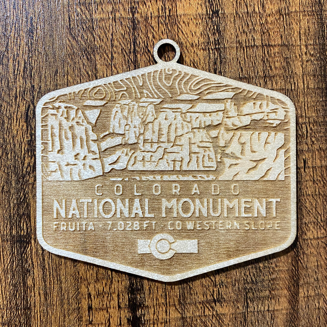 Colorado National Monument Wooden Ornament