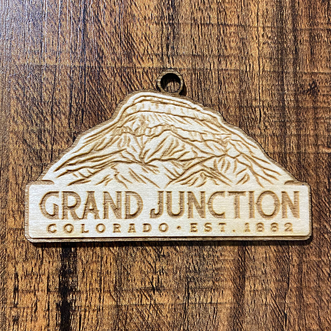 Grand Junction Garfield Wooden Ornament