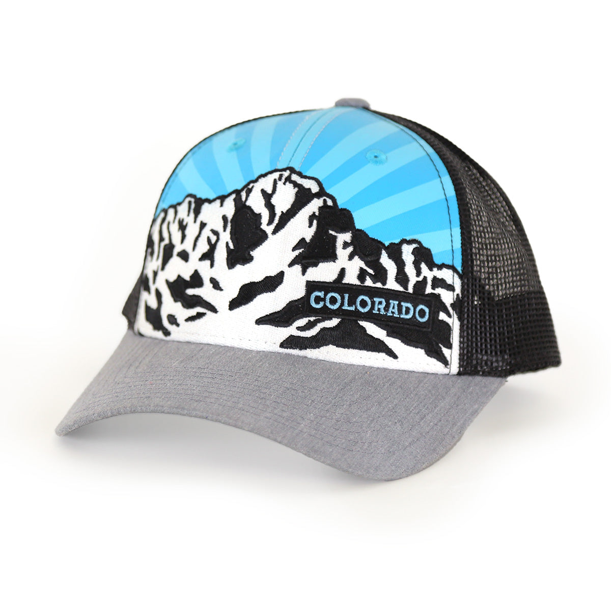 San Juan Sky Hat - Youth - White/Suit/Black