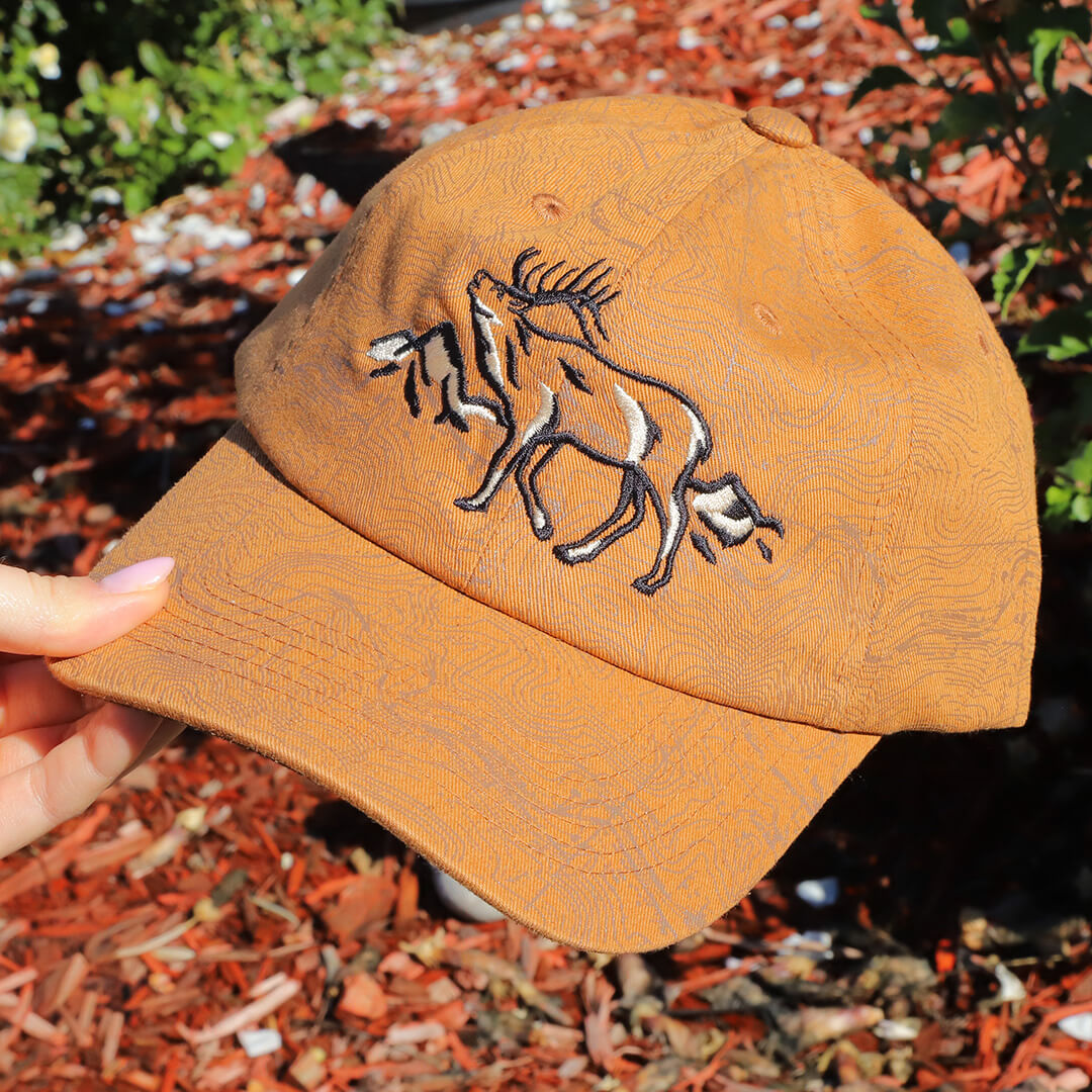 Roaming Elk - Topo Canvas Uns Hat