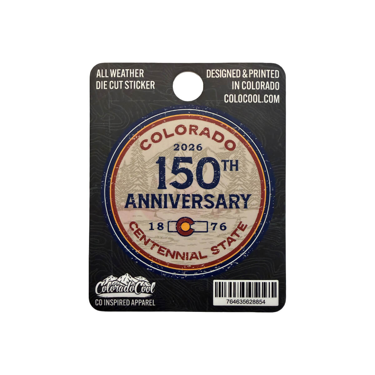 Rustic - 150th Anniversary - Sticker