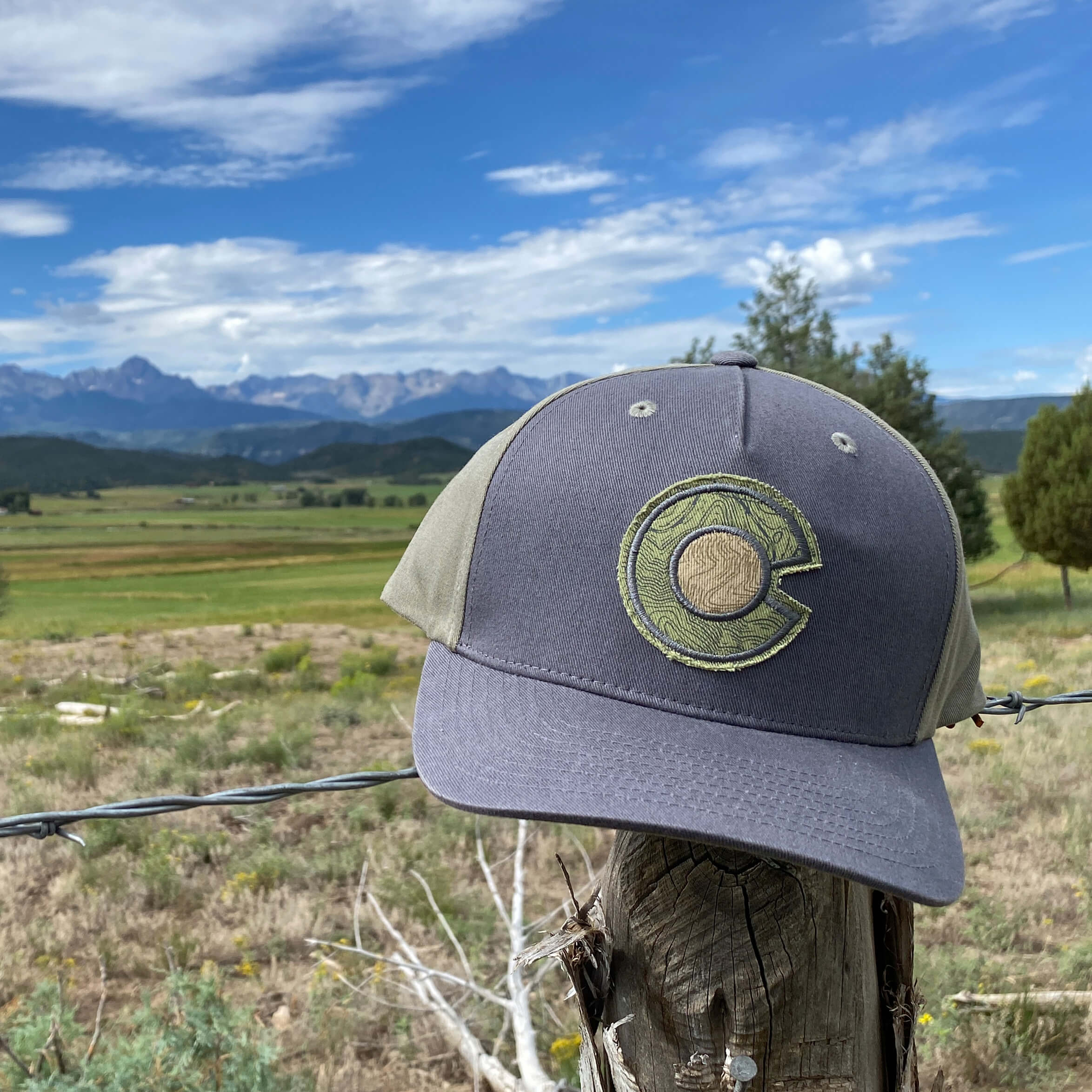 Topo C Hat - Charcoal/Olive