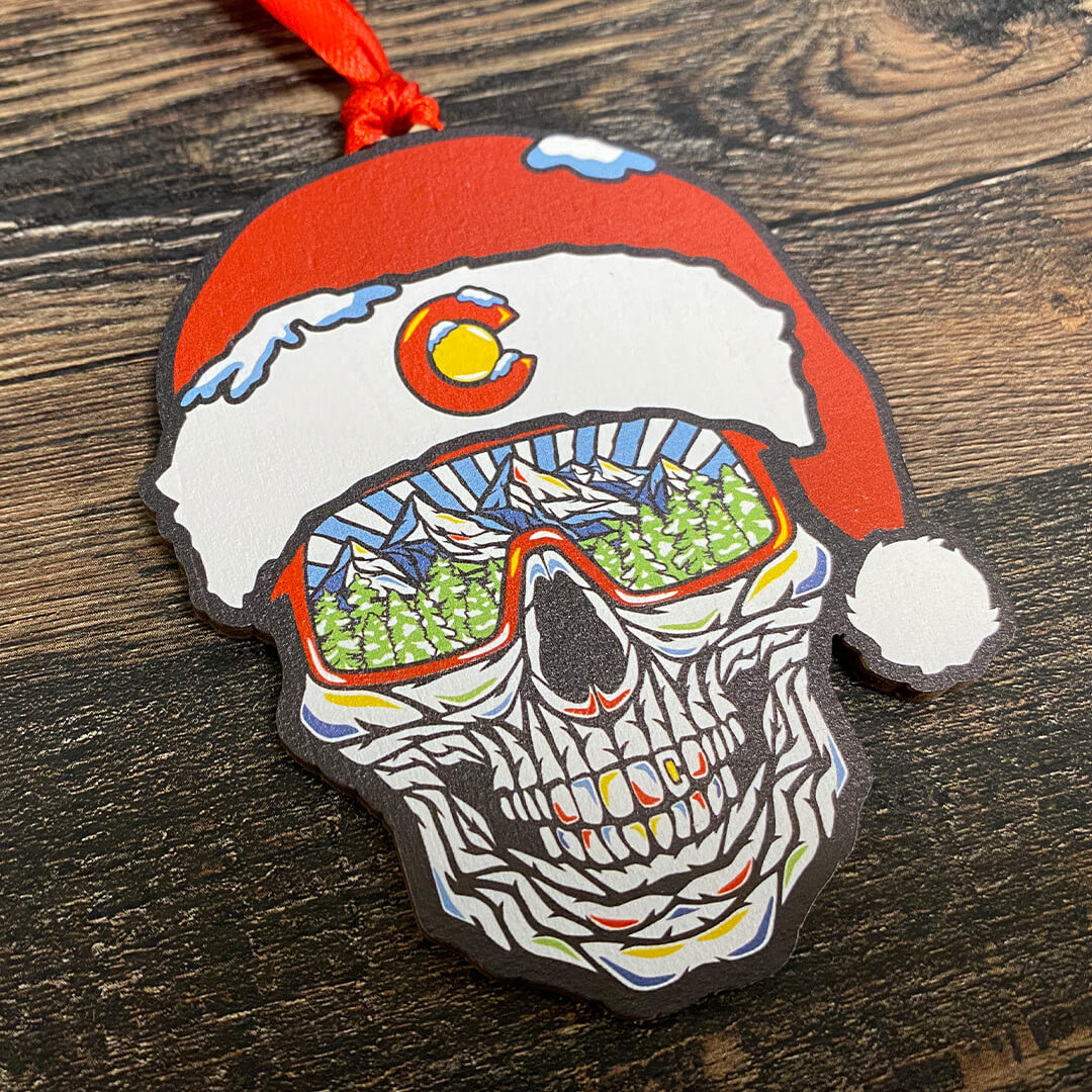 Colorado Skull Ornament